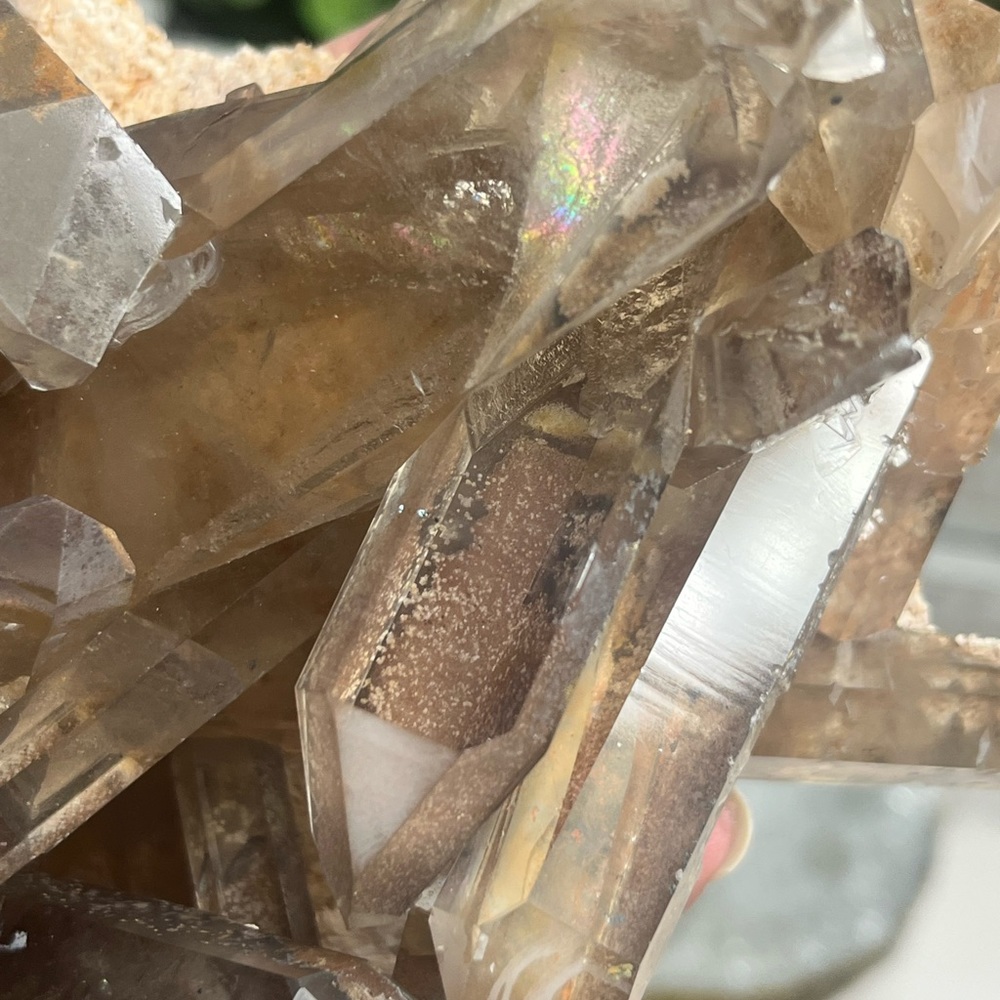 Heart ❤️ Shaped Garden Quartz Cluster - Picture 7 of 7